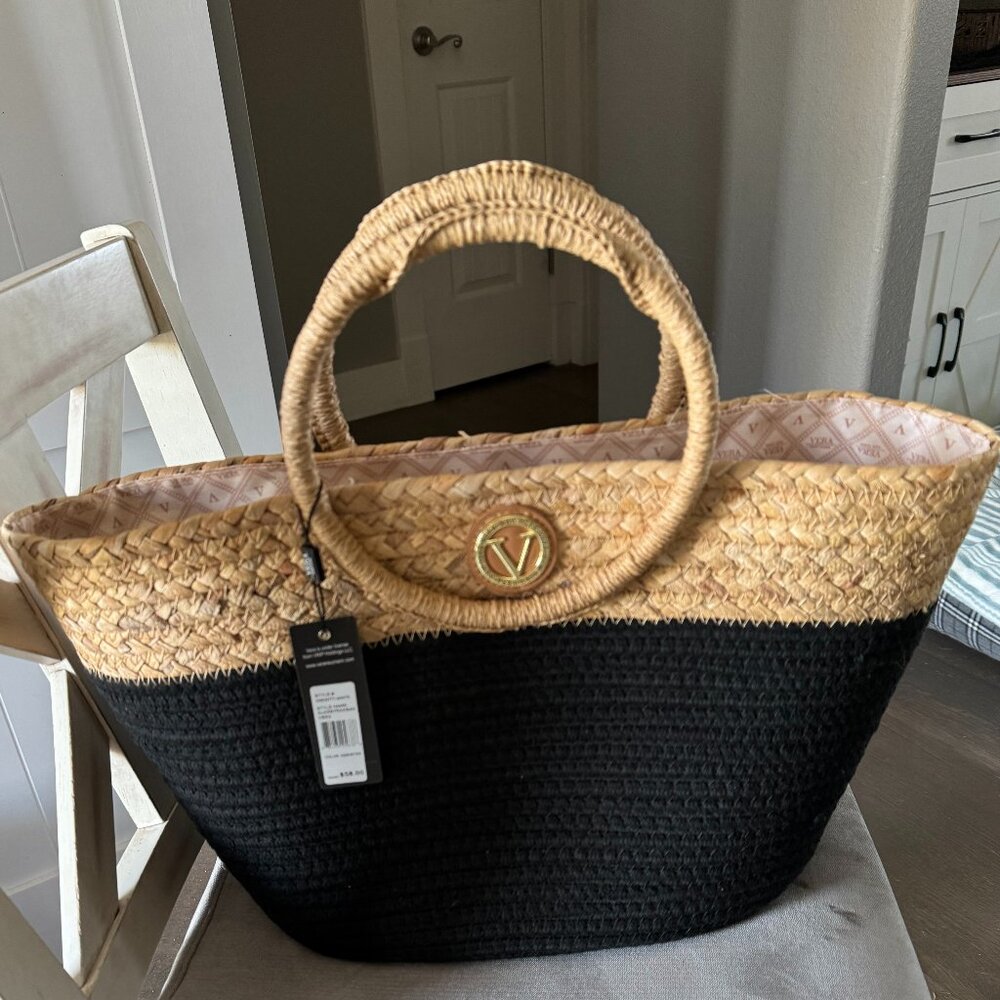 Women's Straw Handbag - Alice Straw Bag from Vera
